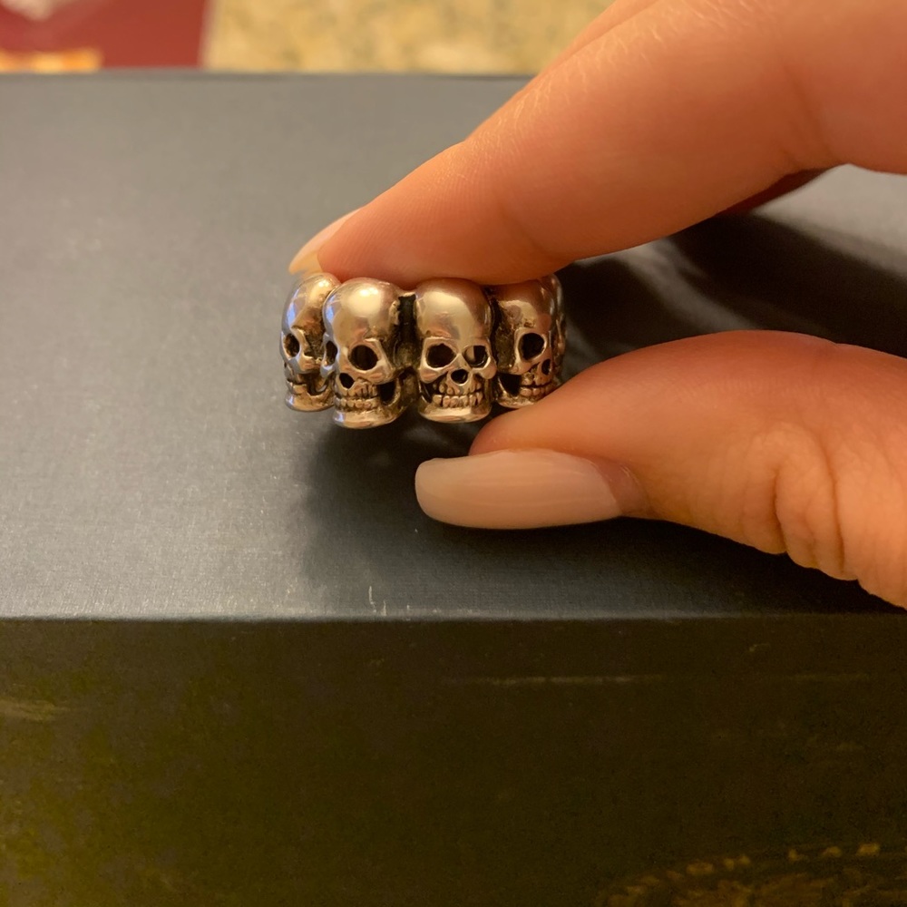 Silver Skull Ring - image 3